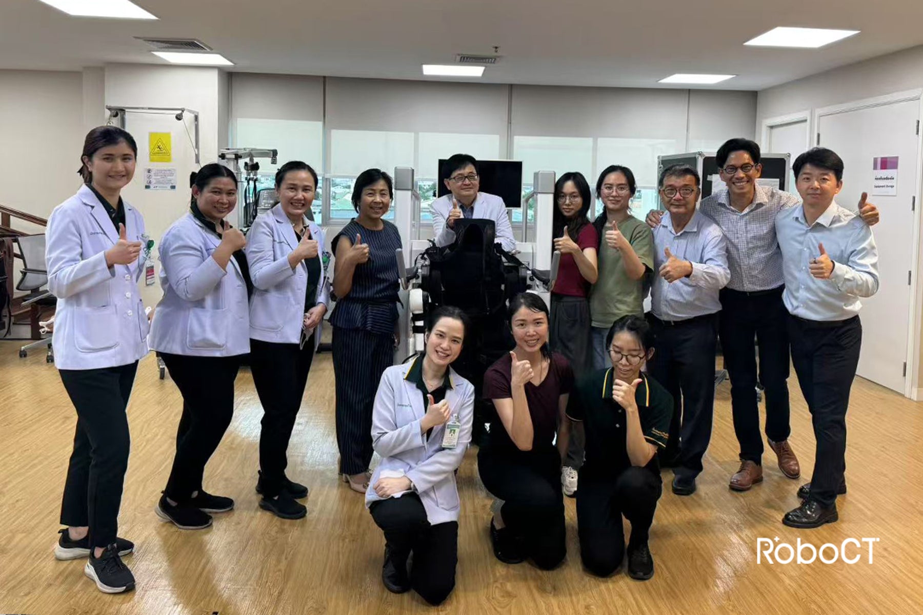 RoboCT Cooperation with LadPrao Hospital and Siriraj Hospital