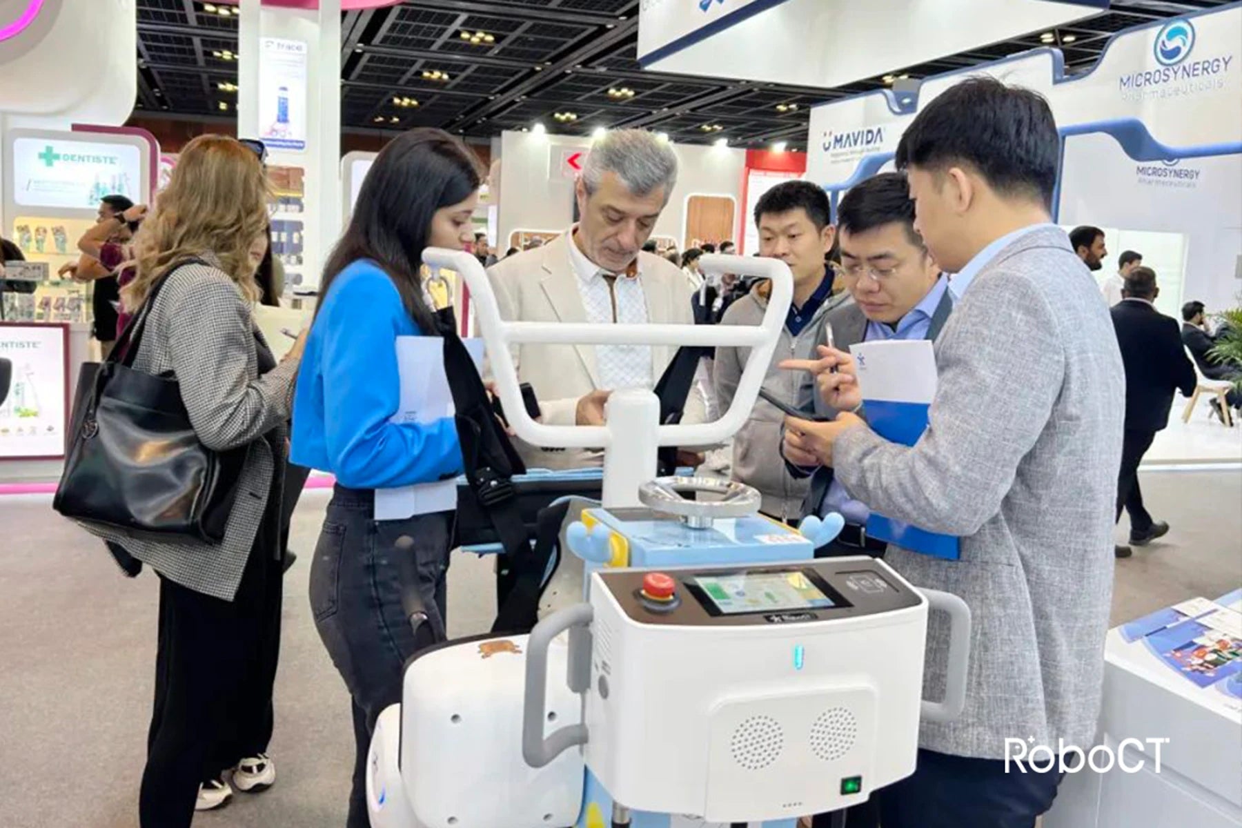 RoboCT medical exoskeleton at Arab Health 2025 in Dubai